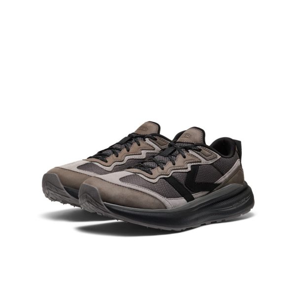 Men's WK500 Leather Walking Shoe  |  Steel Grey/Black - Image 2