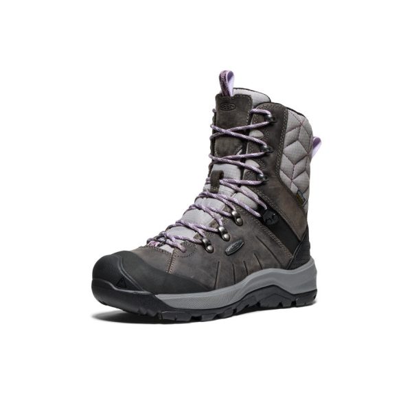 Women's Revel IV High Polar Waterproof Boot  |  Steel Grey/Orchid Petal - Image 3
