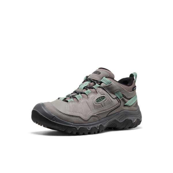 Women's Targhee IV Waterproof Hiking Shoe  |  Alloy/Granite Green - Image 3