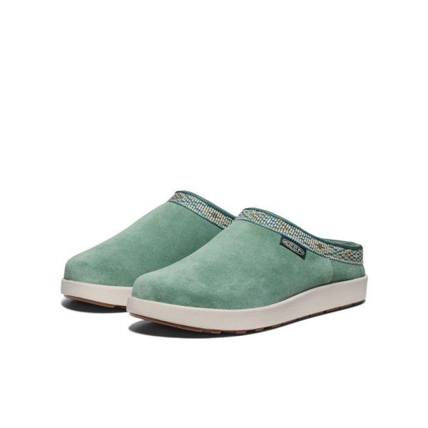 Women's Elle Suede Mule  |  Dark Forest/Birch - Image 2