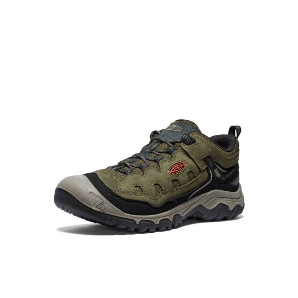 Men's Targhee IV Vented Hiking Shoe  |  Dark Olive/Gold Flame - Image 3