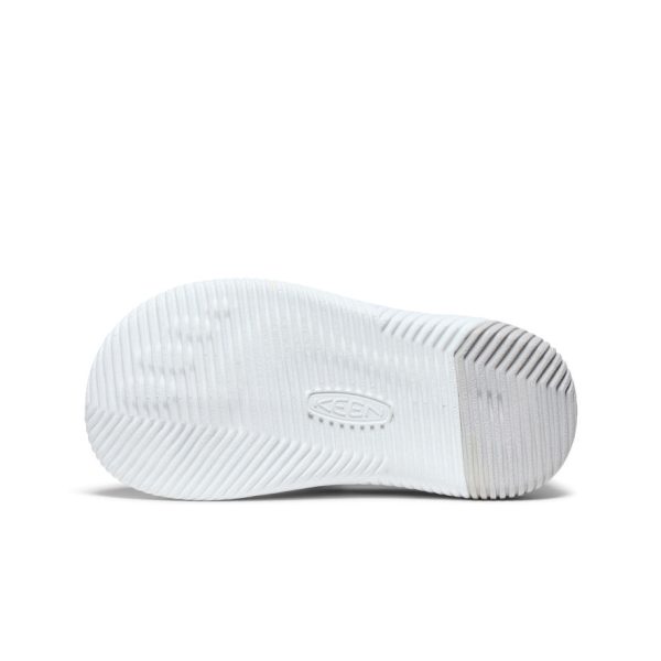 Little Kids' KNX Knit Sneaker  |  Star White/Skyway - Image 5