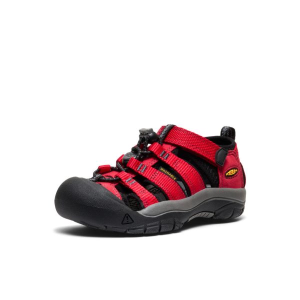 Little Kids' Newport H2  |  Ribbon Red/Gargoyle - Image 2