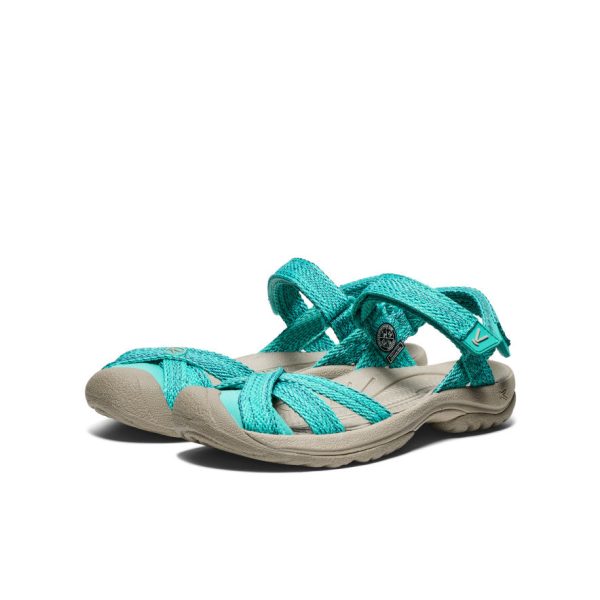 Women's Bali Strap Sandal  |  Bright Aqua - Image 2
