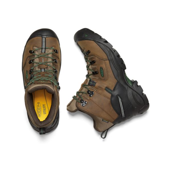 Men's Pittsburgh Energy 6 Waterproof Boot (Soft Toe)  |  Cascade Brown/Greener Pastures - Image 4