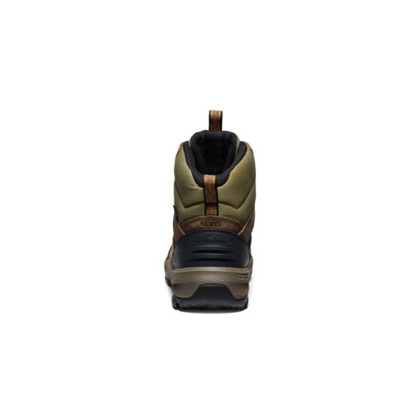 Men's Revel IV Polar Waterproof Boot  |  Bison/Orange Pepper - Image 5