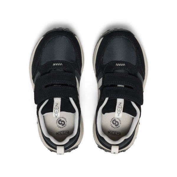 Little Kids' KS86 Sneaker  |  Black/Star White - Image 4