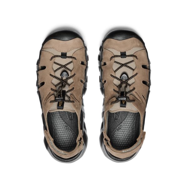 Men's Hyperport Fisherman Leather Sandal  |  Brindle/Oak Buff - Image 4