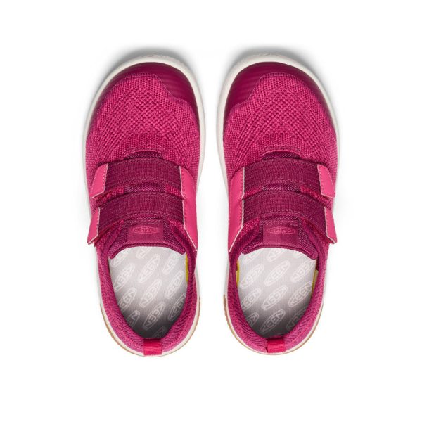 Big Kids' KNX Knit Double Strap  |  Beaujolais/Raspberry - Image 4