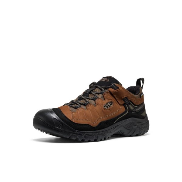 Men's Targhee IV Waterproof Hiking Shoe  |  Bison/Black - Image 3