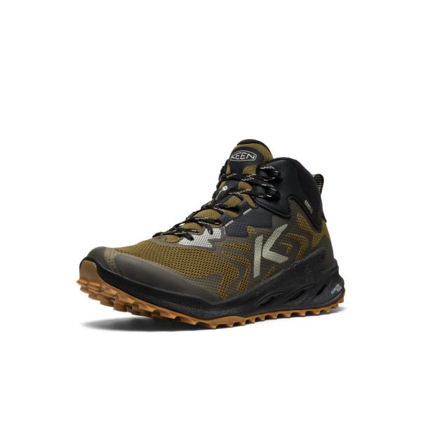 Men's Zionic NXT Waterproof Hiking Boot  |  Dark Olive/Black - Image 3