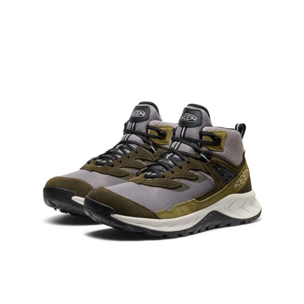 Men's Hightrail Waterproof Hiking Boot  |  Steel Grey/Forest Night - Image 2