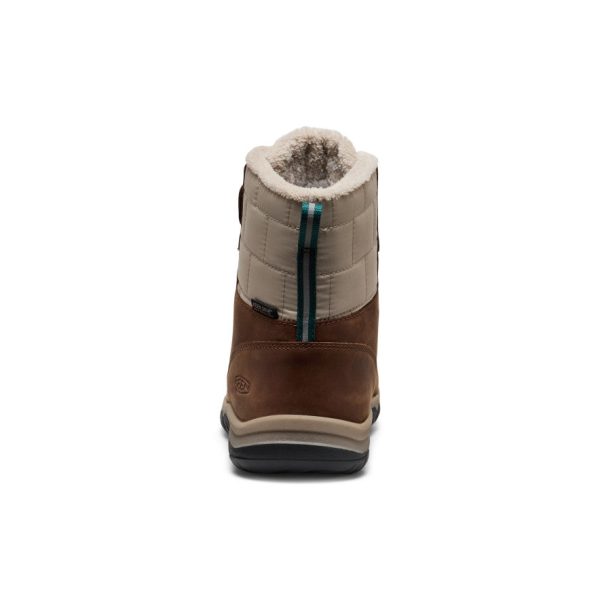 Big Kids' Kanibou Waterproof Winter Boot  |  Dark Earth/Roasted Pecan - Image 5