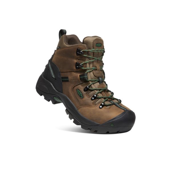 Men's Pittsburgh Energy 6 Waterproof Boot (Carbon Toe)  |  Cascade Brown/Greener Pastures - Image 3