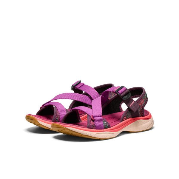 Women's Leiki Open-Toe Sandal  |  Plum Perfect/Dubarry - Image 2