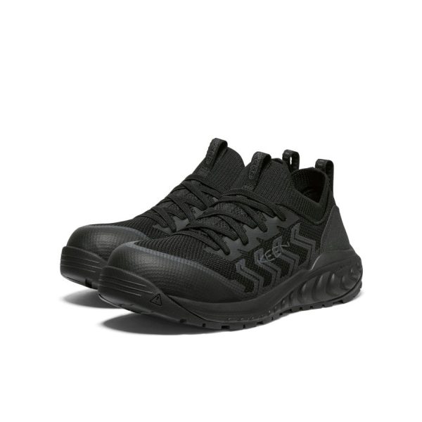 Women's Arvada Shift Work Sneaker (Carbon Toe)  |  Black/Magnet - Image 2