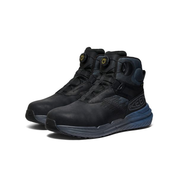 Men's Snapline RF Waterproof Boot (Carbon Toe)  |  Vintage Indigo/Black - Image 2
