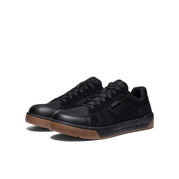 Men's Kenton ESD Work Shoe (Carbon Toe)  |  Black/Gum - Image 2