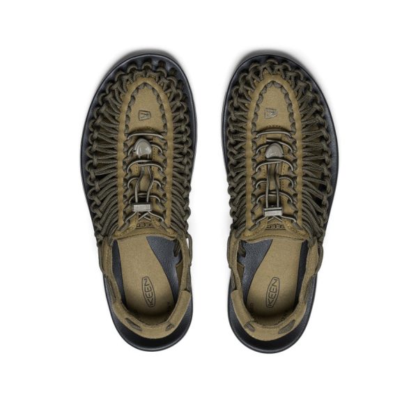 Men's UNEEK Sneaker  |  Dark Olive/Black - Image 4