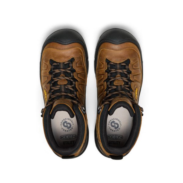 Men's Targhee IV Waterproof Work Boot (Soft Toe)  |  Belgian/Black - Image 4