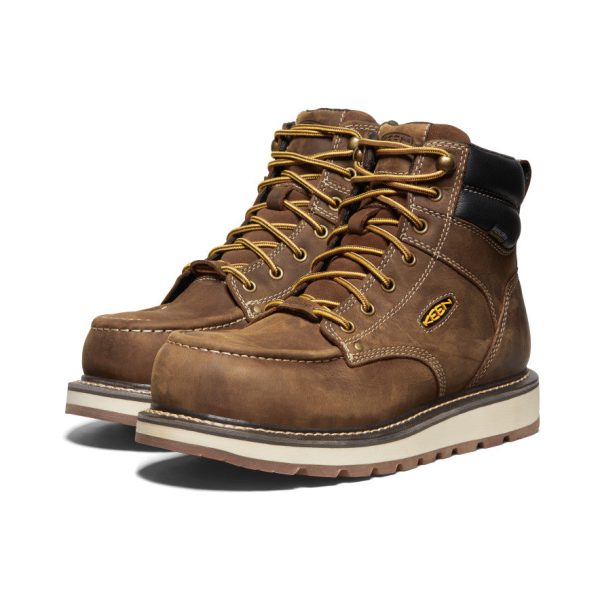 Men's Cincinnati 6 Waterproof Boot (Carbon Toe)  |  Belgian/Sandshell - Image 2