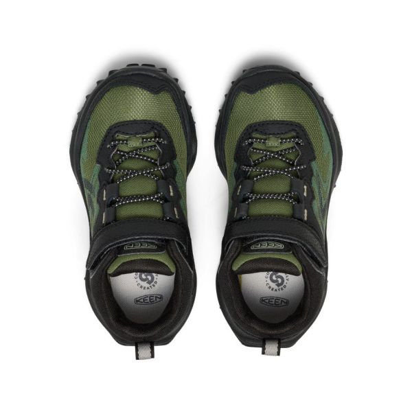 Little Kids' Zionic Waterproof Hiker  |  Black/Bronze Green - Image 4