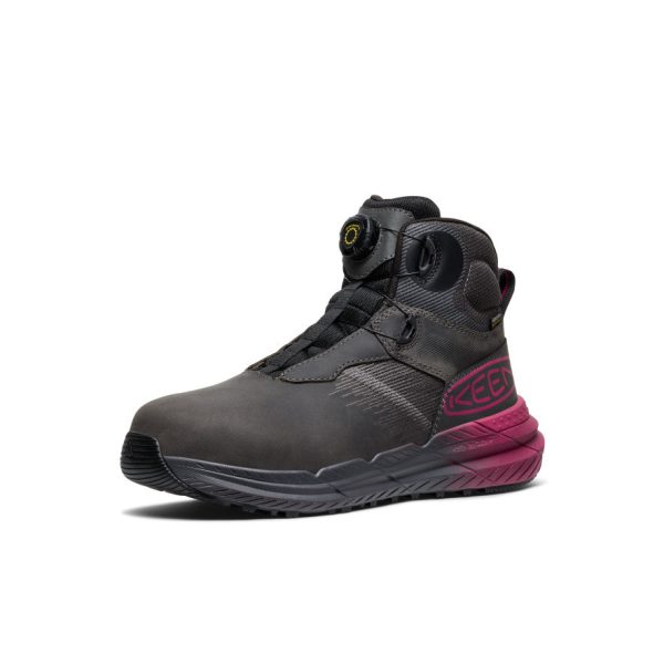 Women's Snapline RF Waterproof Boot (Carbon Toe)  |  Magnet/Black - Image 3