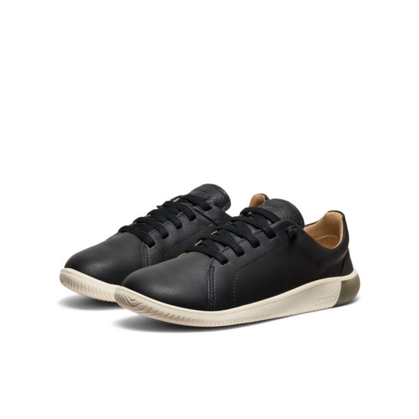 Men's KNX Leather Sneaker  |  Black/Star White - Image 3