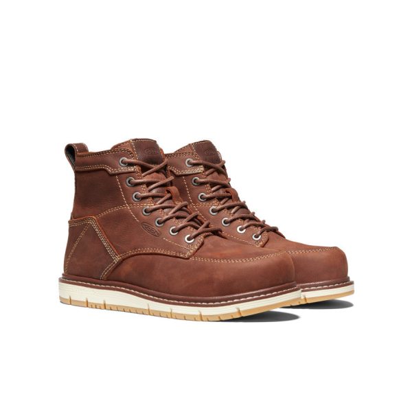 Women's San Jose 6 Boot (Aluminum Toe)  |  Gingerbread/Gum - Image 2