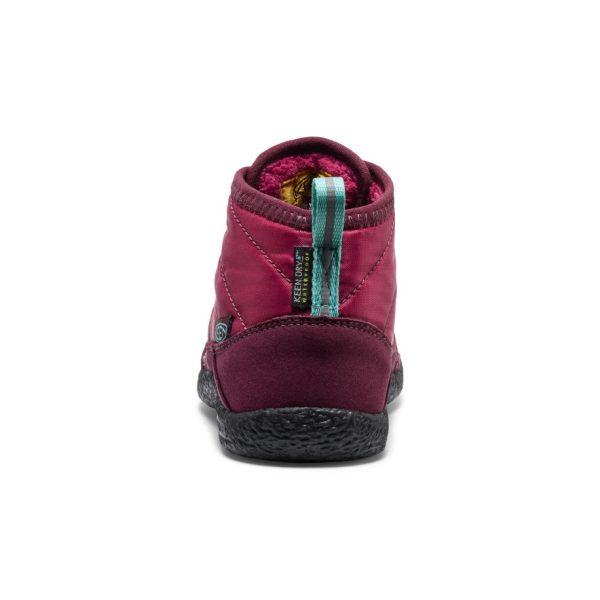 Little Kids' Howser II Waterproof Chukka  |  Beaujolais/Pool Blue - Image 5
