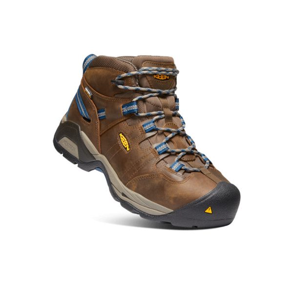 Men's Detroit XT Waterproof Boot (Steel Toe)  |  Cascade Brown/Orion Blue - Image 3