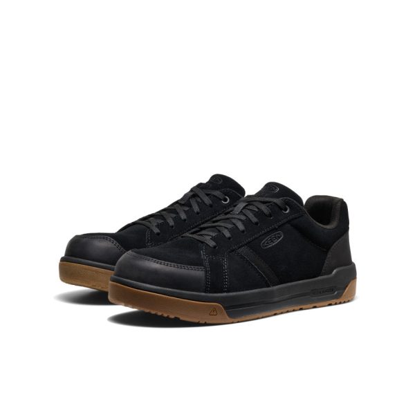 Men's Kenton+ ESD Work Shoe (Carbon Toe)  |  Black/Gum - Image 2