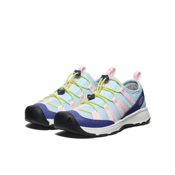 Big Kids' Motozoa Sneaker  |  Skipper Blue/Giggle Pink - Image 3
