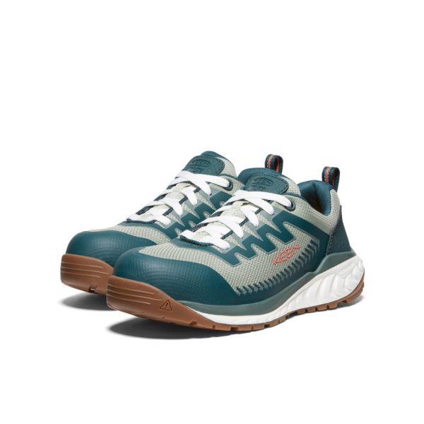Women's Arvada Work Sneaker (Carbon Toe)  |  Sea Moss/Desert Sage - Image 2