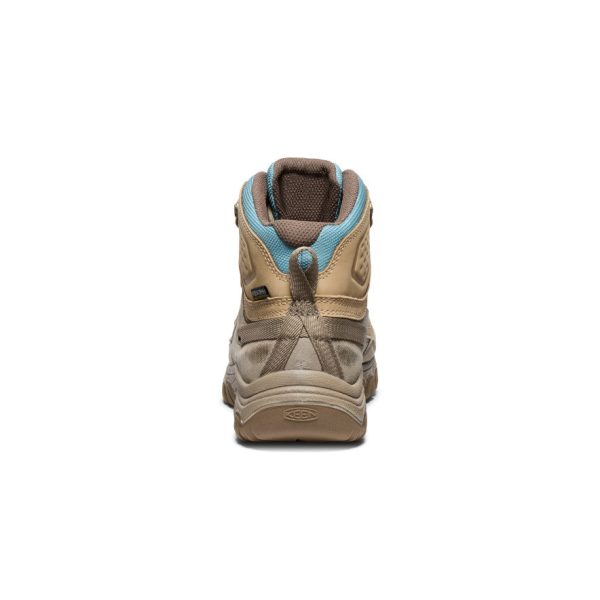 Women's Targhee IV Waterproof Hiking Boot  |  Safari/Reef Waters - Image 5
