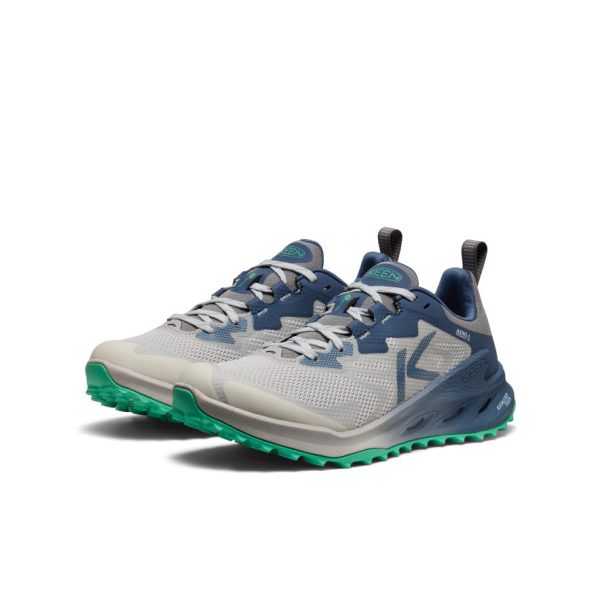 Women's Zionic NXT Waterproof Hiking Shoe  |  Vapor/Ballad Blue - Image 3