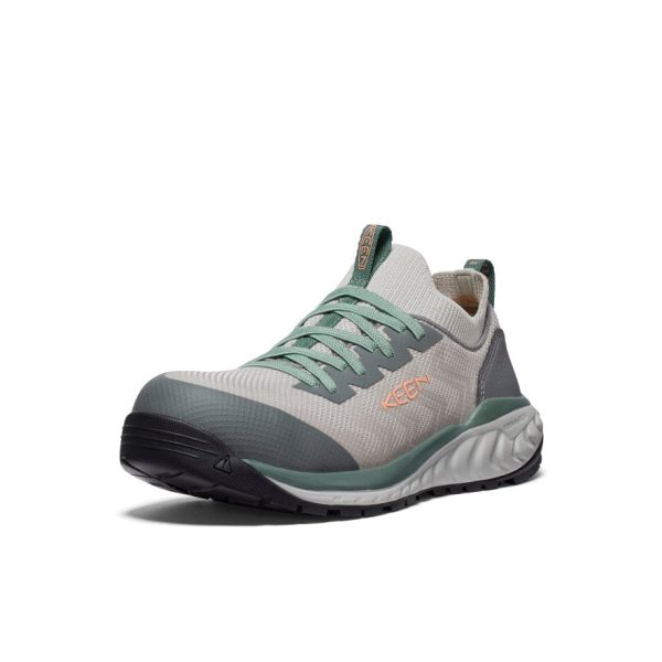 Women's Arvada Shift Work Sneaker (Carbon Toe)  |  Steel Grey/Granite Green - Image 3