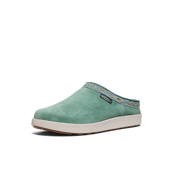 Women's Elle Suede Mule  |  Dark Forest/Birch - Image 3