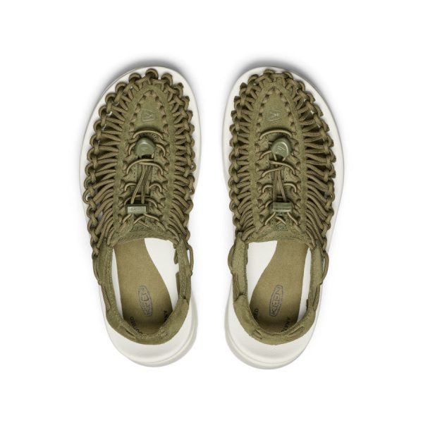 All Gender UNEEK PLT Sneaker  |  Martini Olive/Star White - Image 4