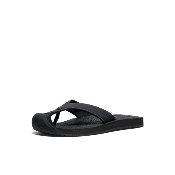 Men's Barbados Flip-Flop  |  Black/Steel Grey - Image 3